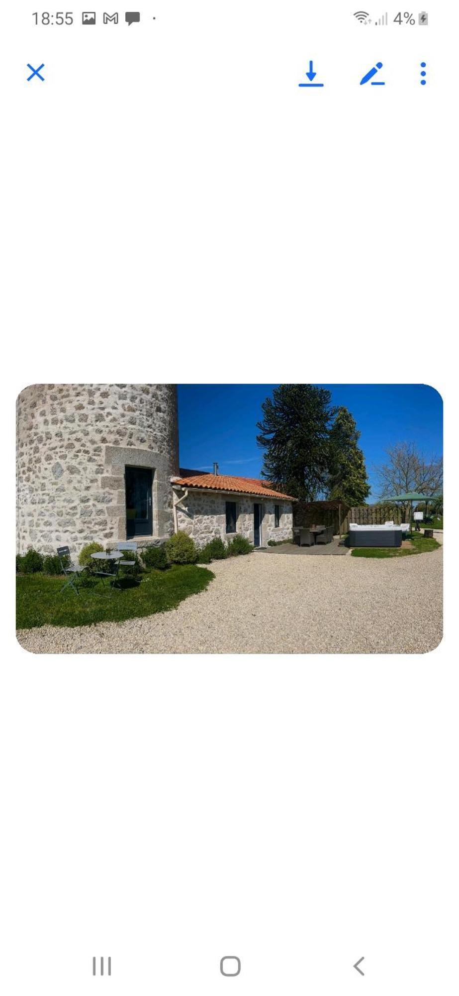 Loue Ancien Moulin A Vent Avec Piscine Et Jacuzzi Villa Neuvy-Bouin Buitenkant foto